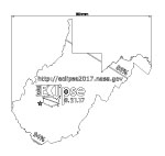 West Virginia state map thumbnail image