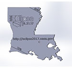 Louisiana state map thumbnail image