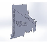 Rhode Island state map thumbnail image