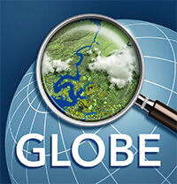 GLOBE Observer globe with magnifying glass thumbnail image