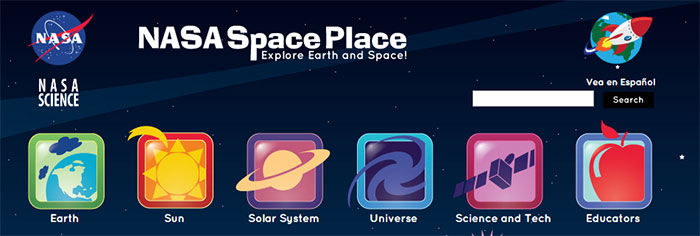 NASA Space Place linked banner