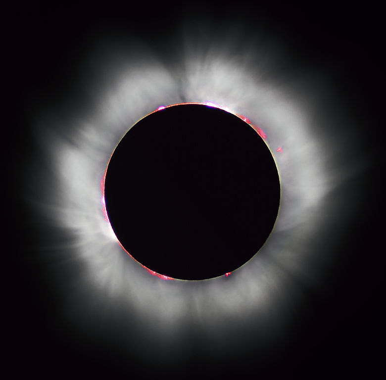 Corona during total solar eclipse