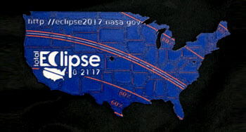 3d printed USA map image