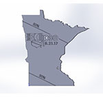 Minnesota state map thumbnail image