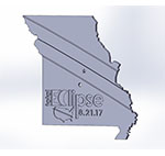 Missouri state map thumbnail image