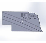 Nebraska state map thumbnail image