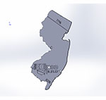 New Jersey state map thumbnail image