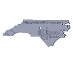 North Carolina state map thumbnail image