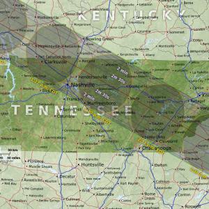 TENNESSEE state map