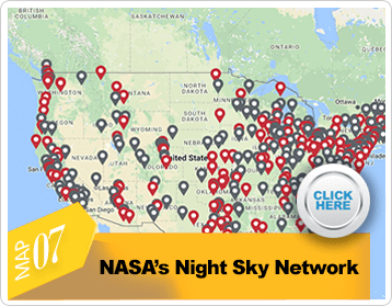 NASA night sky network map link preview image