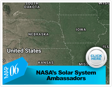 NASA's solar system ambassadors map page link 