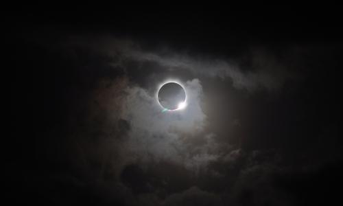 Total solar eclipse in southern hemisphere