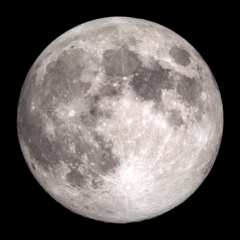 Full moon. Image courtesy NASA Goddard Science Visualization Studio